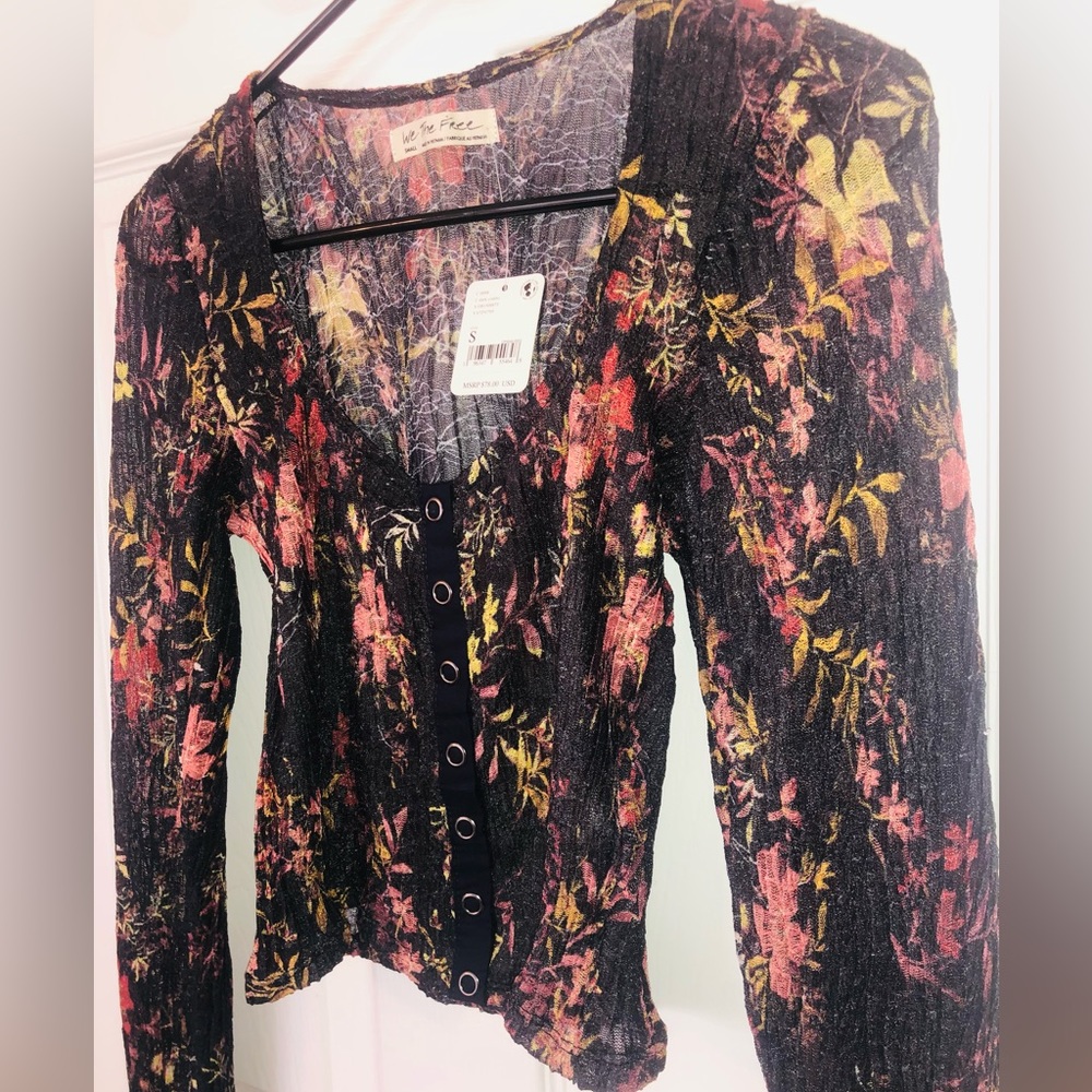 Free People lace long sleeve shirt - Picture 5 of 8
